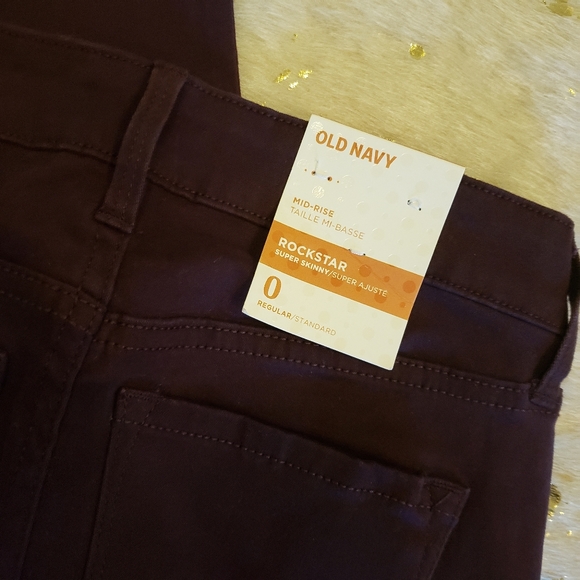 NWT Old Navy 0 Rockstar Mid-Rise Super Skinny Jean - Picture 3 of 6